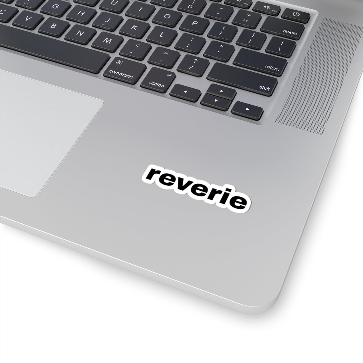 reverie* logo sticker.